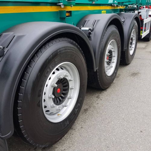 Wheels for semitrailers